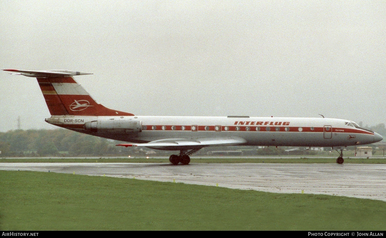 Aircraft Photo of DDR-SCN | Tupolev Tu-134A | Interflug | AirHistory.net #80676