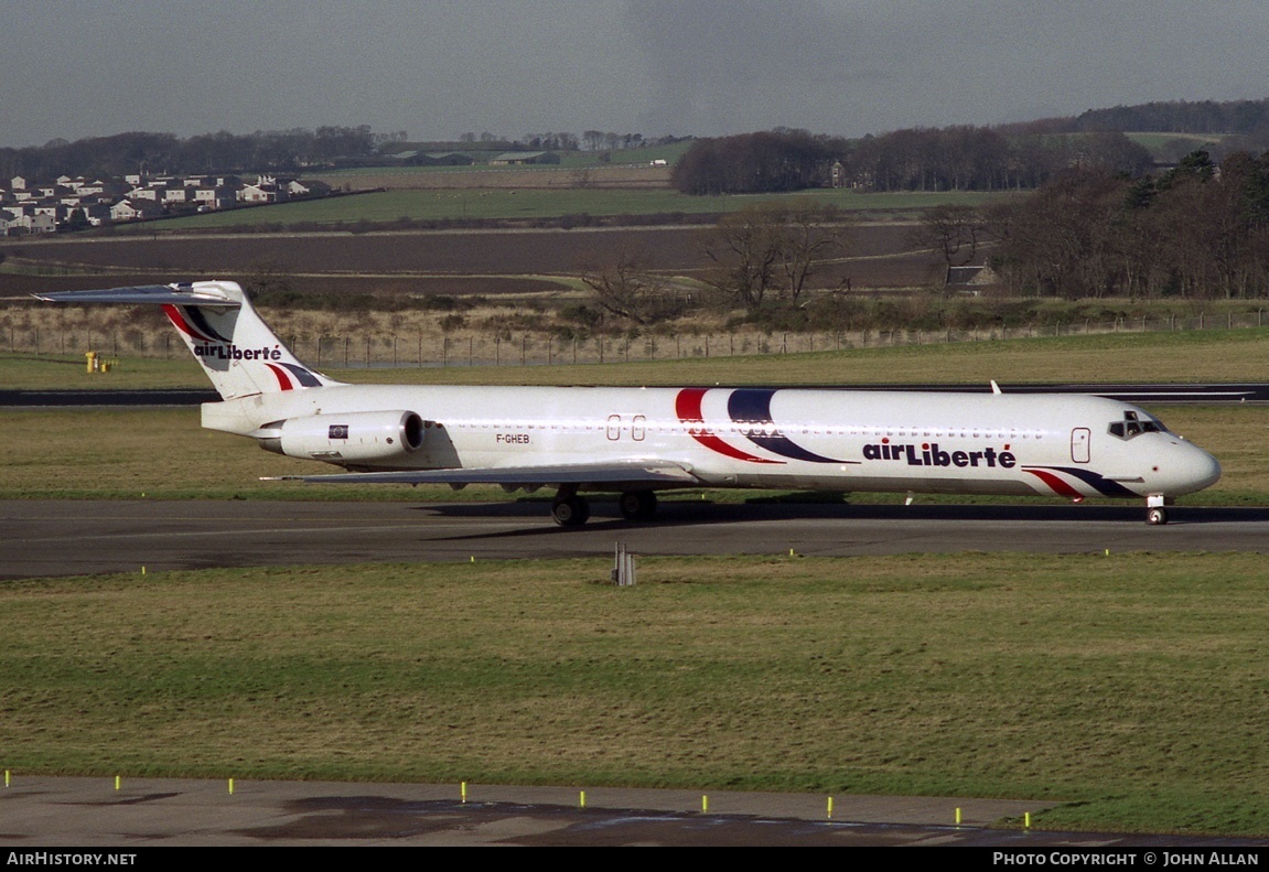 Aircraft Photo of F-GHEB | McDonnell Douglas MD-83 (DC-9-83) | Air Liberté | AirHistory.net #80684