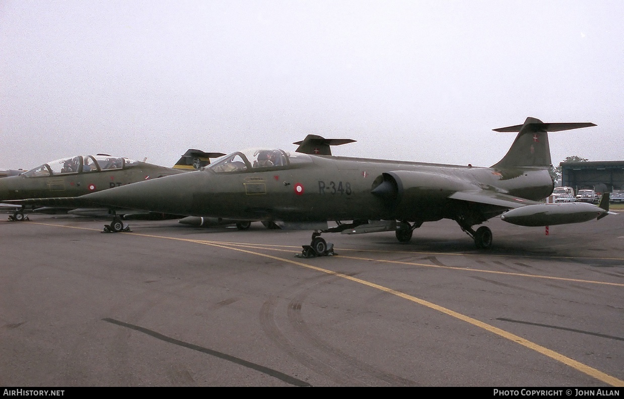 Aircraft Photo of R-348 | Lockheed F-104G Starfighter | Denmark - Air Force | AirHistory.net #80701