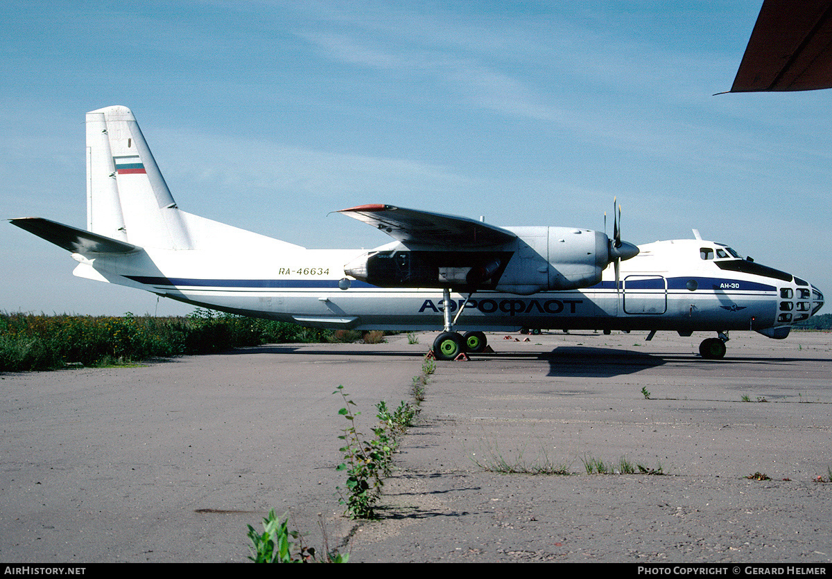 Aircraft Photo of RA-46634 | Antonov An-30 | Aeroflot | AirHistory.net #80707