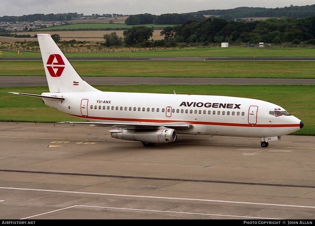 Aircraft Photo of YU-ANX | Boeing 737-281 | Aviogenex | AirHistory.net #80730