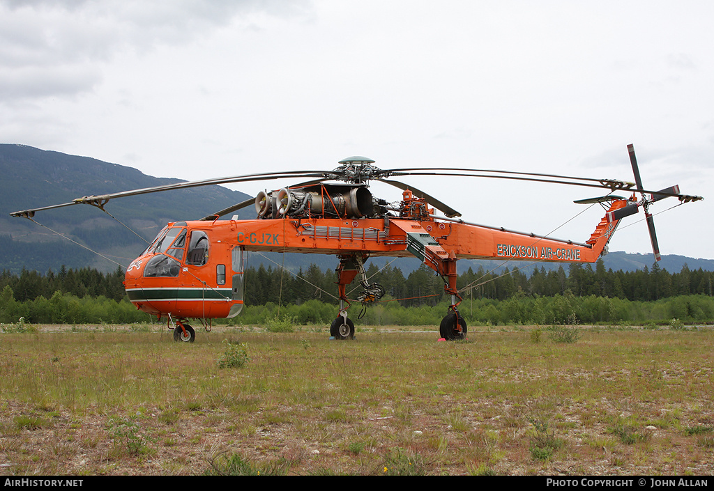 Aircraft Photo of C-GJZK | Sikorsky S-64E Skycrane | Erickson Air-Crane | AirHistory.net #80735