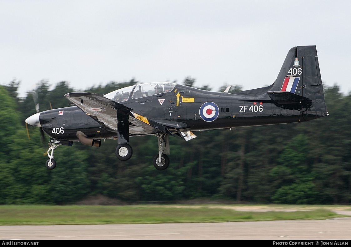 Aircraft Photo of ZF406 | Short S-312 Tucano T1 | UK - Air Force | AirHistory.net #80740