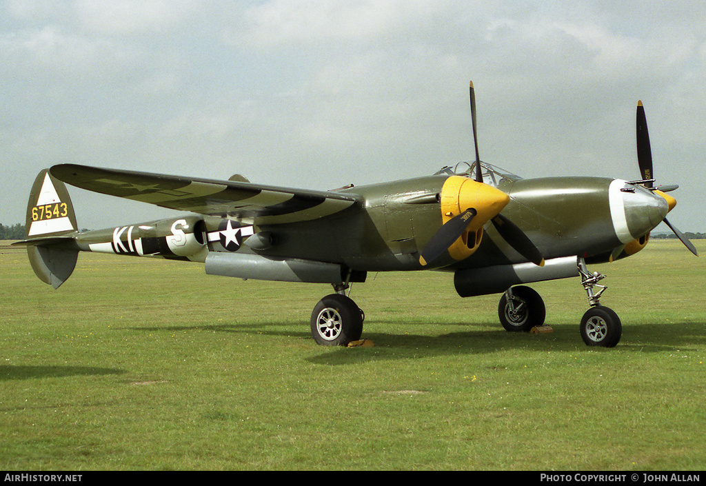 Aircraft Photo of N3145X / 67543 | Lockheed P-38J Lightning | USA - Air Force | AirHistory.net #80753