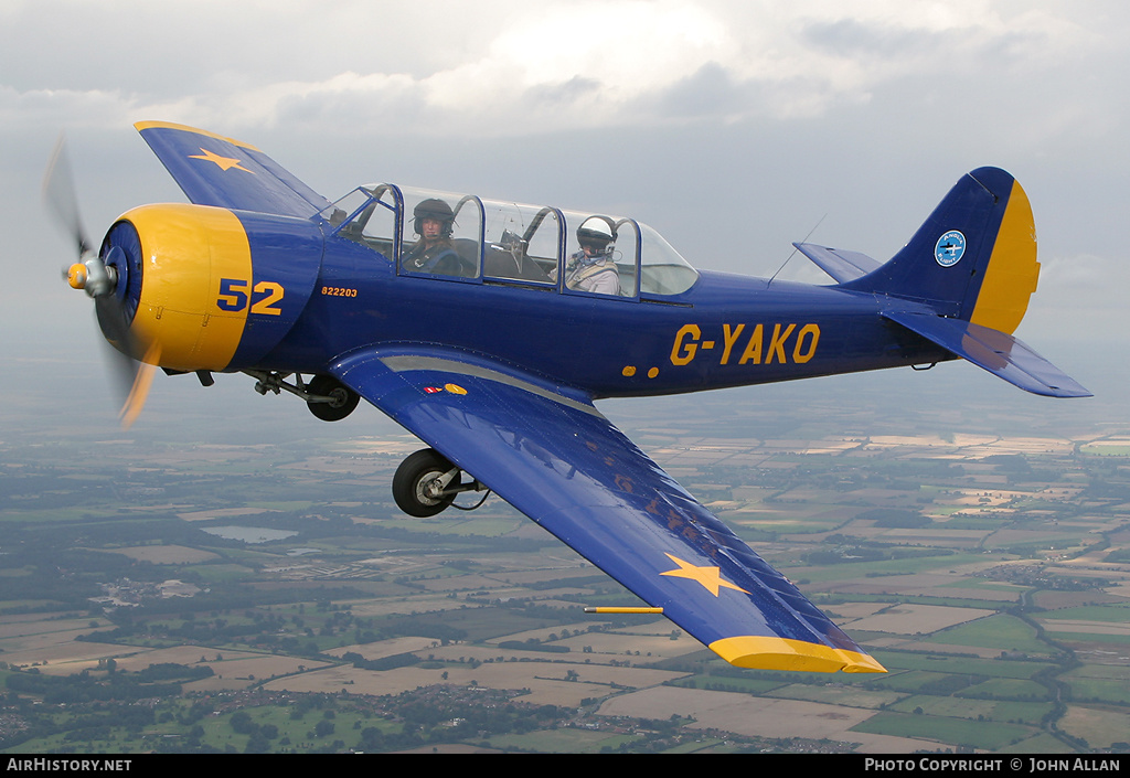 Aircraft Photo of G-YAKO | Yakovlev Yak-52 | Anglia Flight | AirHistory.net #80765