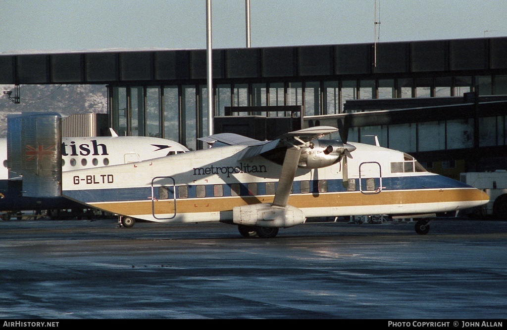 Aircraft Photo of G-BLTD | Short 330-100 | Metropolitan Airways | AirHistory.net #80801
