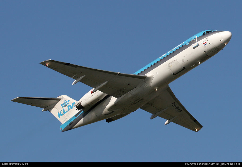 Aircraft Photo of PH-WXA | Fokker 70 (F28-0070) | KLM Cityhopper | AirHistory.net #80807