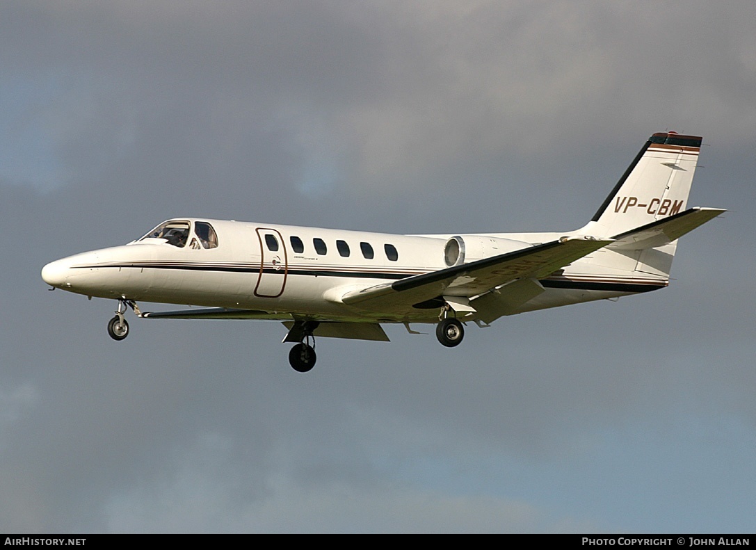 Aircraft Photo of VP-CBM | Cessna 550 Citation II | AirHistory.net #80818