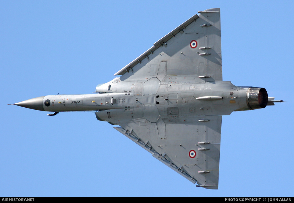 Aircraft Photo of 509 | Dassault Mirage 2000B | France - Air Force | AirHistory.net #80819