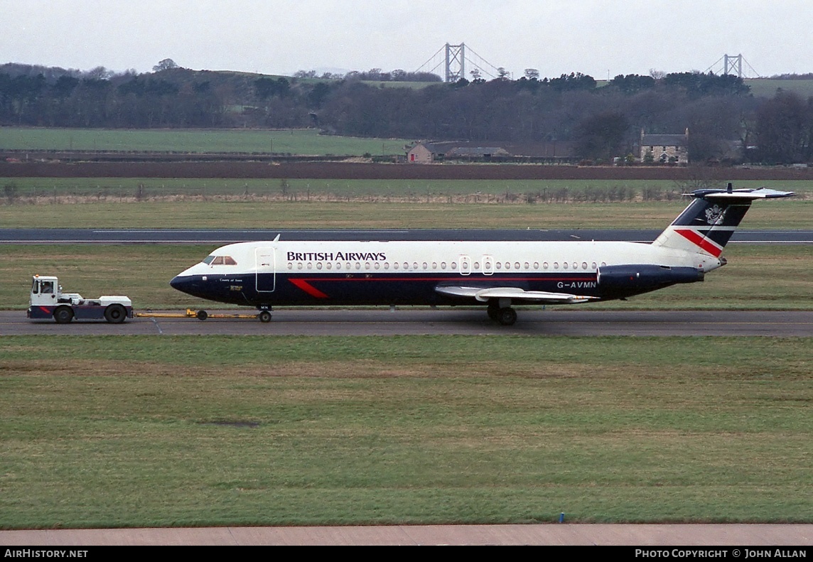 Aircraft Photo of G-AVMN | BAC 111-510ED One-Eleven | British Airways | AirHistory.net #80832