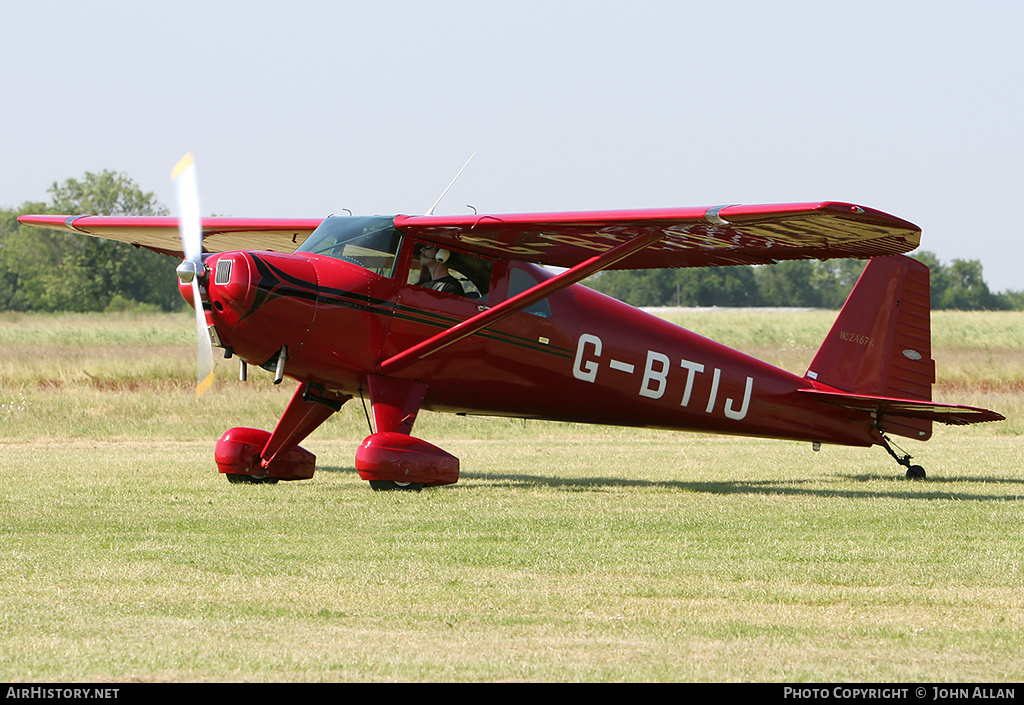 Aircraft Photo of G-BTIJ | Luscombe 8E Silvaire Deluxe | AirHistory.net #80855