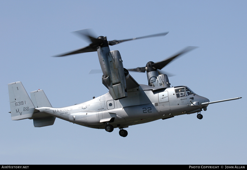 Aircraft Photo of 166391 | Bell-Boeing MV-22B Osprey | USA - Marines | AirHistory.net #80868