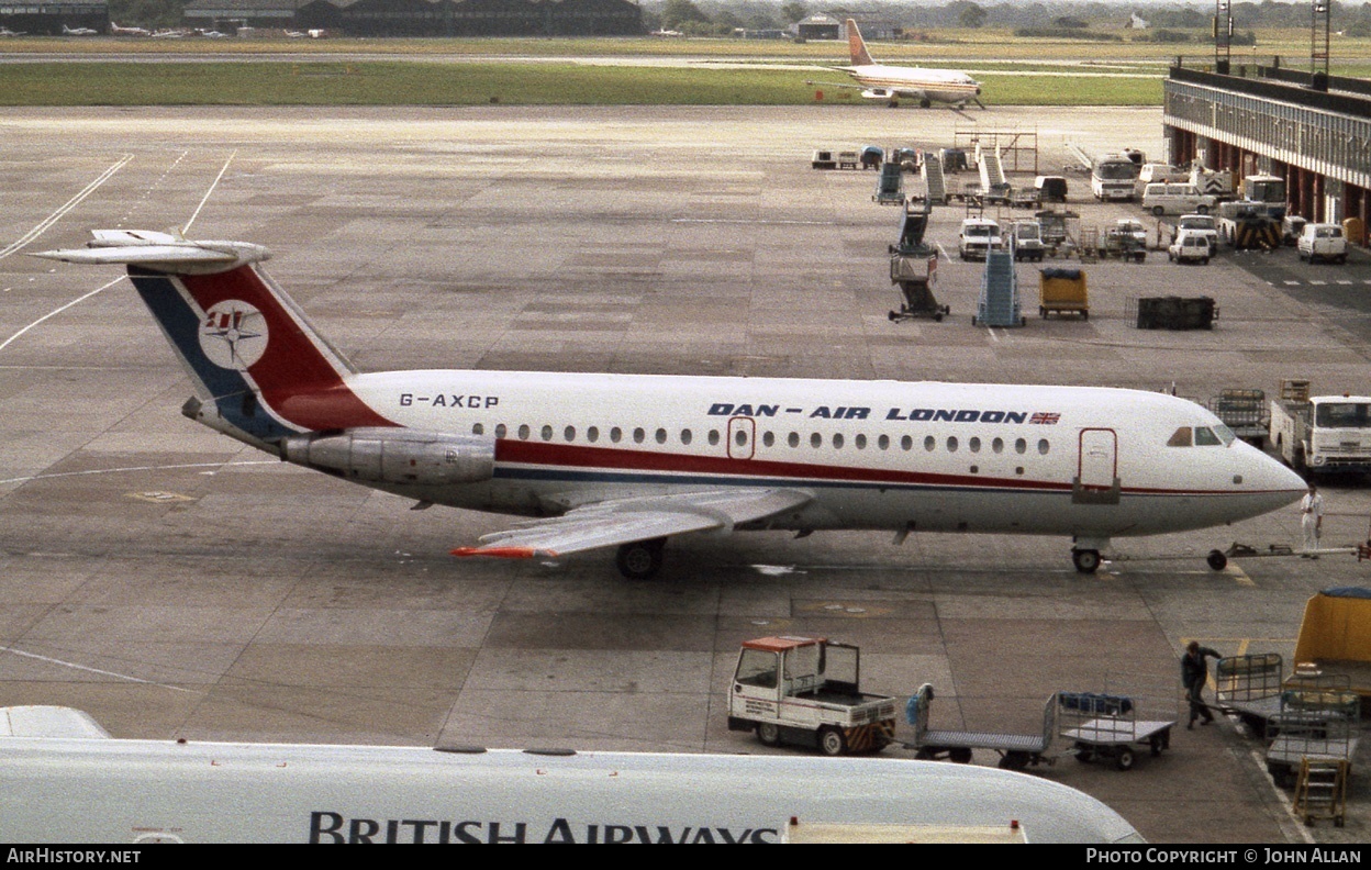 Aircraft Photo of G-AXCP | BAC 111-401AK One-Eleven | Dan-Air London | AirHistory.net #80886