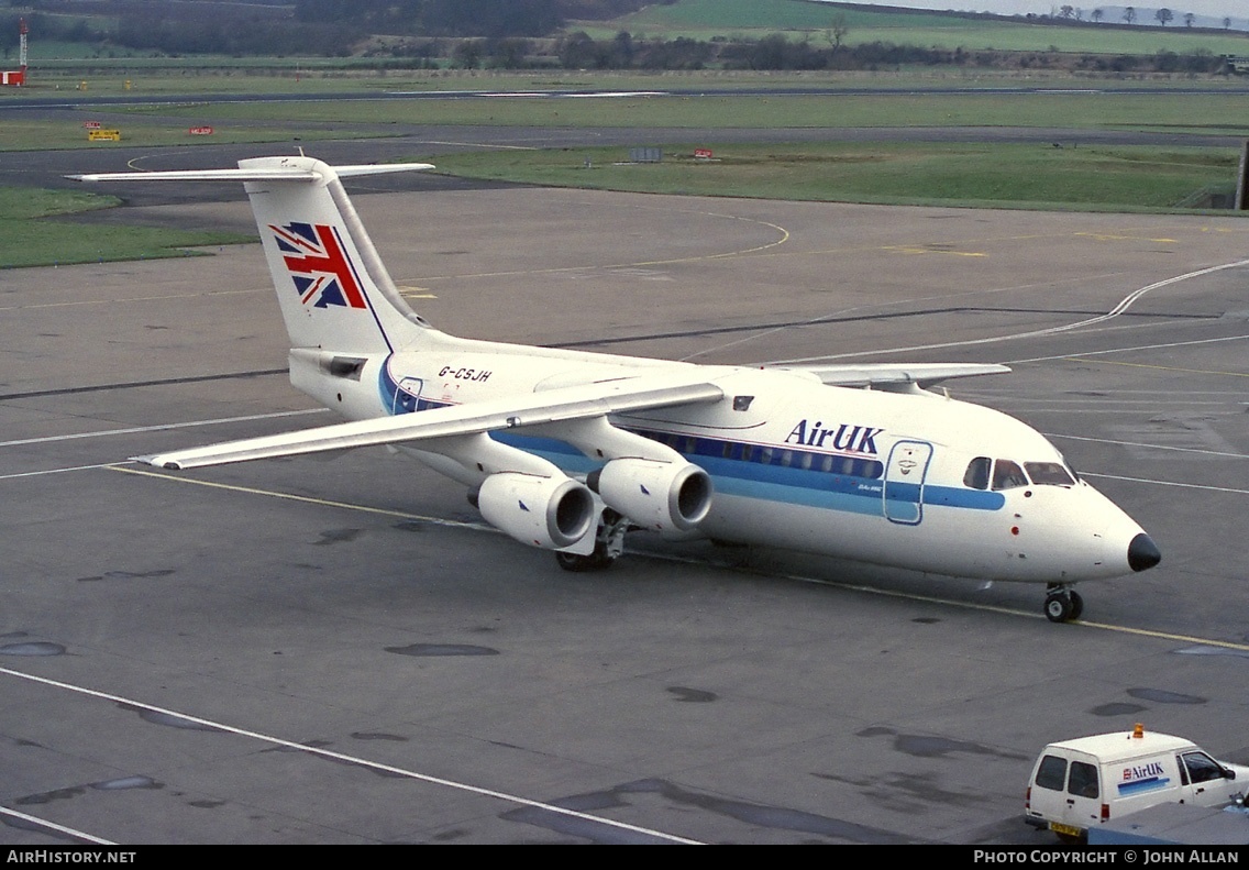 Aircraft Photo of G-CSJH | British Aerospace BAe-146-200 | Air UK | AirHistory.net #80888