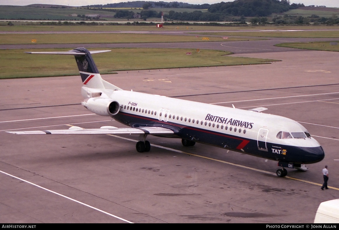 Aircraft Photo of F-GIOH | Fokker 100 (F28-0100) | British Airways | AirHistory.net #80890