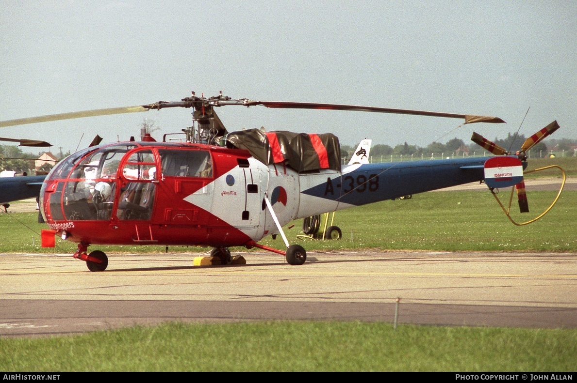 Aircraft Photo of A-398 | Sud SE-3160 Alouette III | Netherlands - Air Force | AirHistory.net #80907