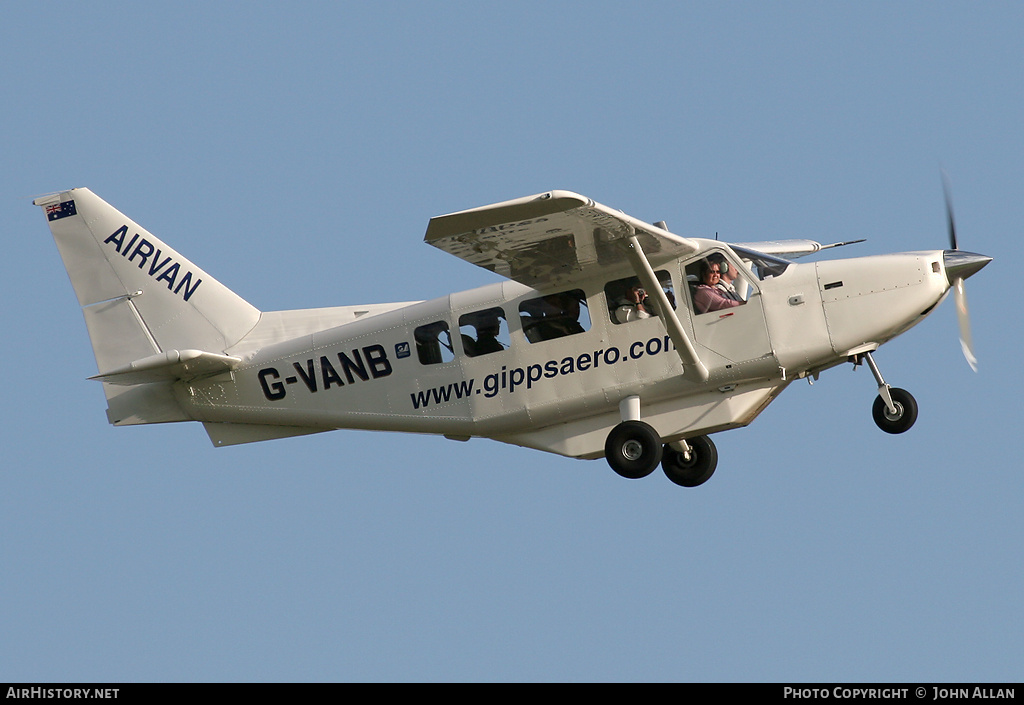 Aircraft Photo of G-VANB | Gippsland GA8 Airvan | AirHistory.net #80922