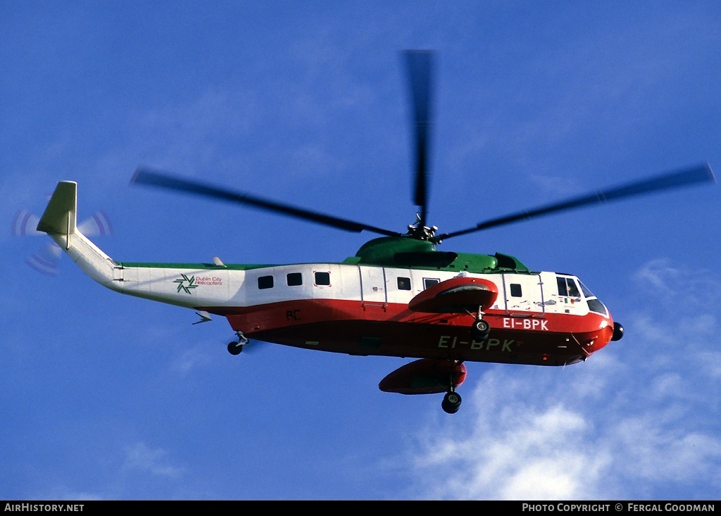 Aircraft Photo of EI-BPK | Sikorsky S-61N MkII | Dublin City Helicopters | AirHistory.net #80939
