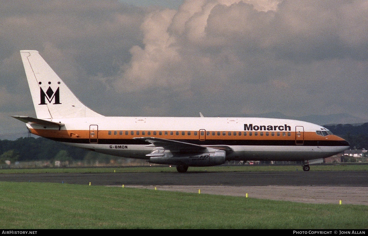 Aircraft Photo of G-BMON | Boeing 737-2K9/Adv | Monarch Airlines | AirHistory.net #80944