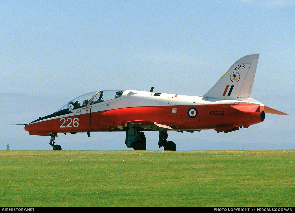 Aircraft Photo of XX226 | British Aerospace Hawk T1 | UK - Air Force | AirHistory.net #80958