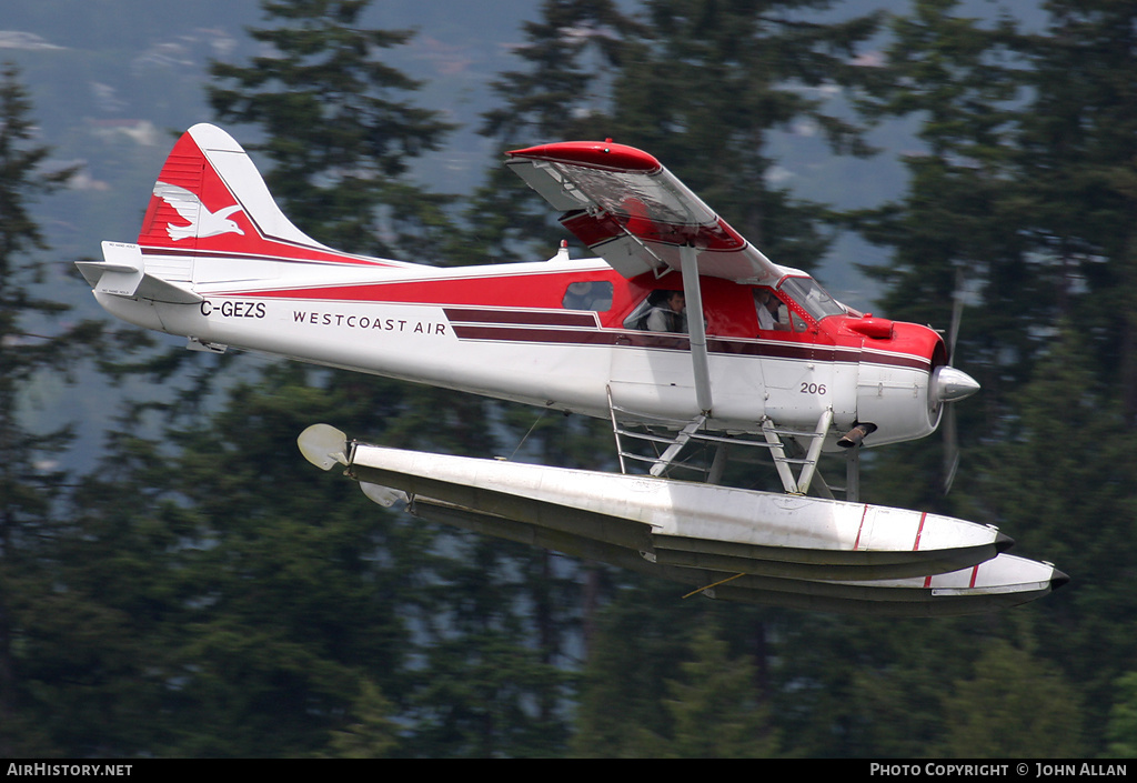 Aircraft Photo of C-GEZS | De Havilland Canada DHC-2 Beaver Mk1 | Westcoast Air | AirHistory.net #80969