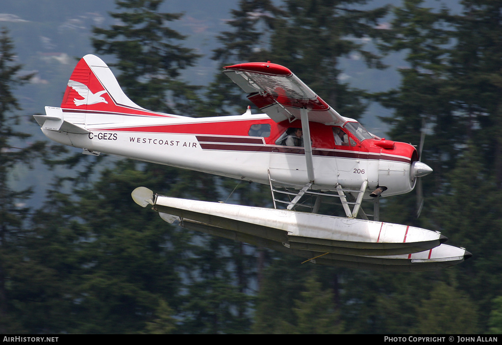 Aircraft Photo of C-GEZS | De Havilland Canada DHC-2 Beaver Mk.1 | Westcoast Air | AirHistory.net #80969