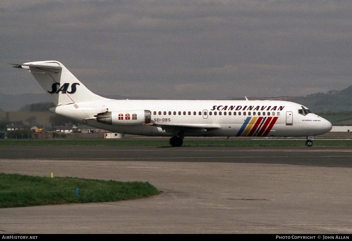 Aircraft Photo of SE-DBS | McDonnell Douglas DC-9-21 | Scandinavian Airlines - SAS | AirHistory.net #80973