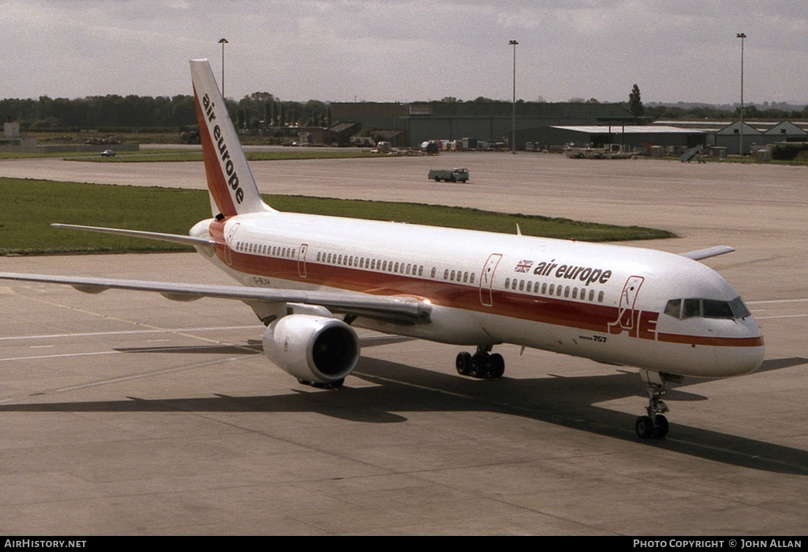 Aircraft Photo of G-BLVH | Boeing 757-236 | Air Europe | AirHistory.net #80984