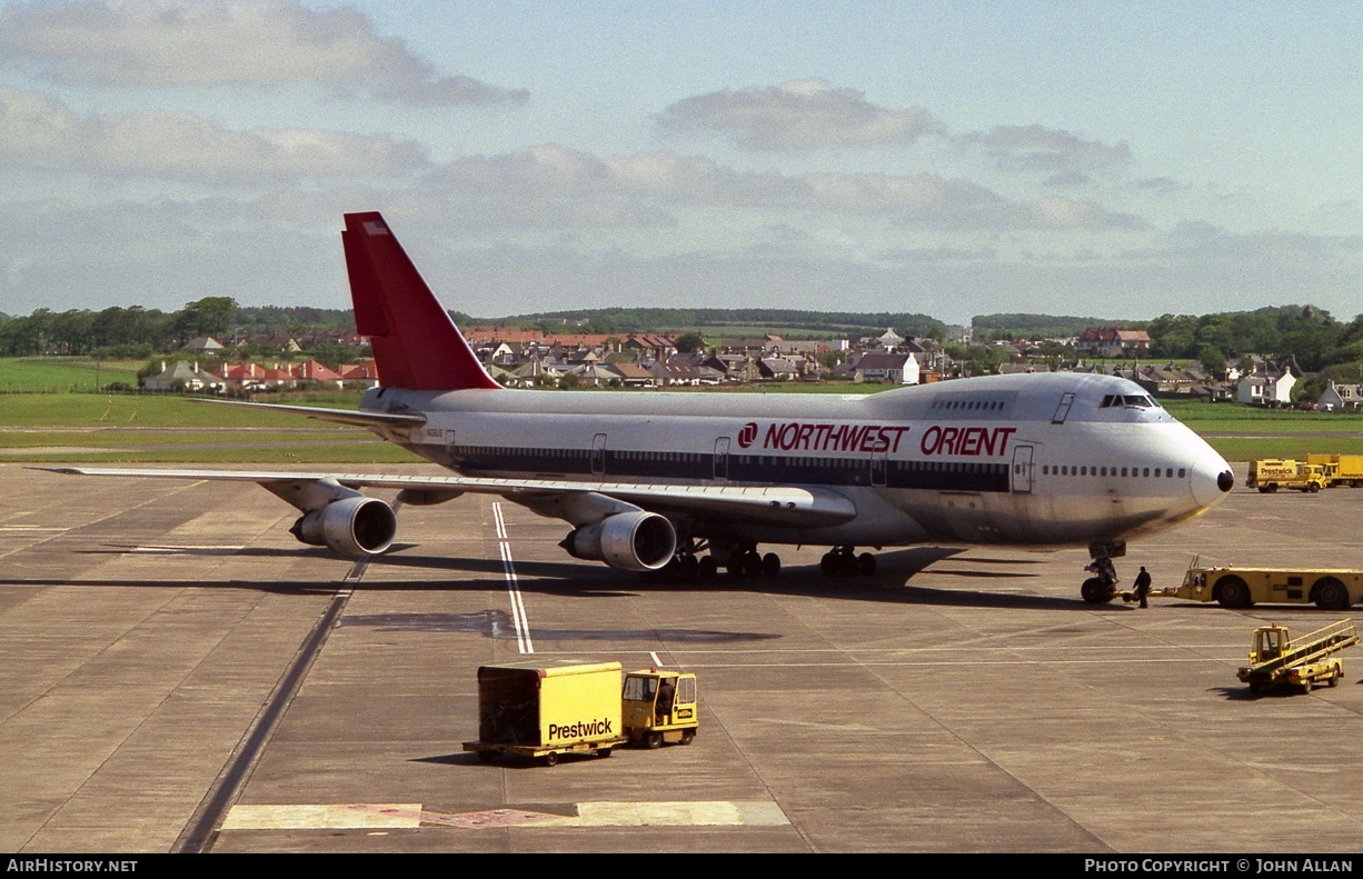 Aircraft Photo of N606US | Boeing 747-151 | Northwest Orient Airlines | AirHistory.net #80989