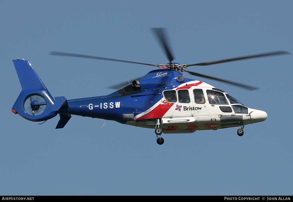 Aircraft Photo of G-ISSW | Eurocopter EC-155B-1 | Bristow Helicopters | AirHistory.net #81003
