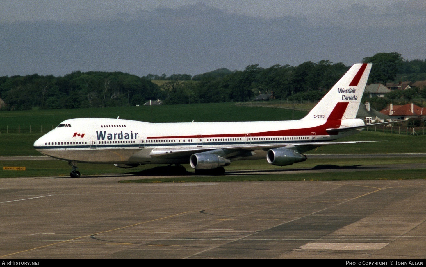 Aircraft Photo of C-GXRD | Boeing 747-211B | Wardair Canada | AirHistory.net #81004