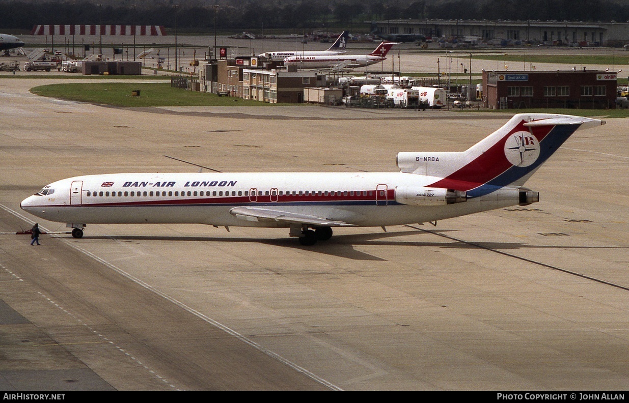 Aircraft Photo of G-NROA | Boeing 727-217/Adv | Dan-Air London | AirHistory.net #81008