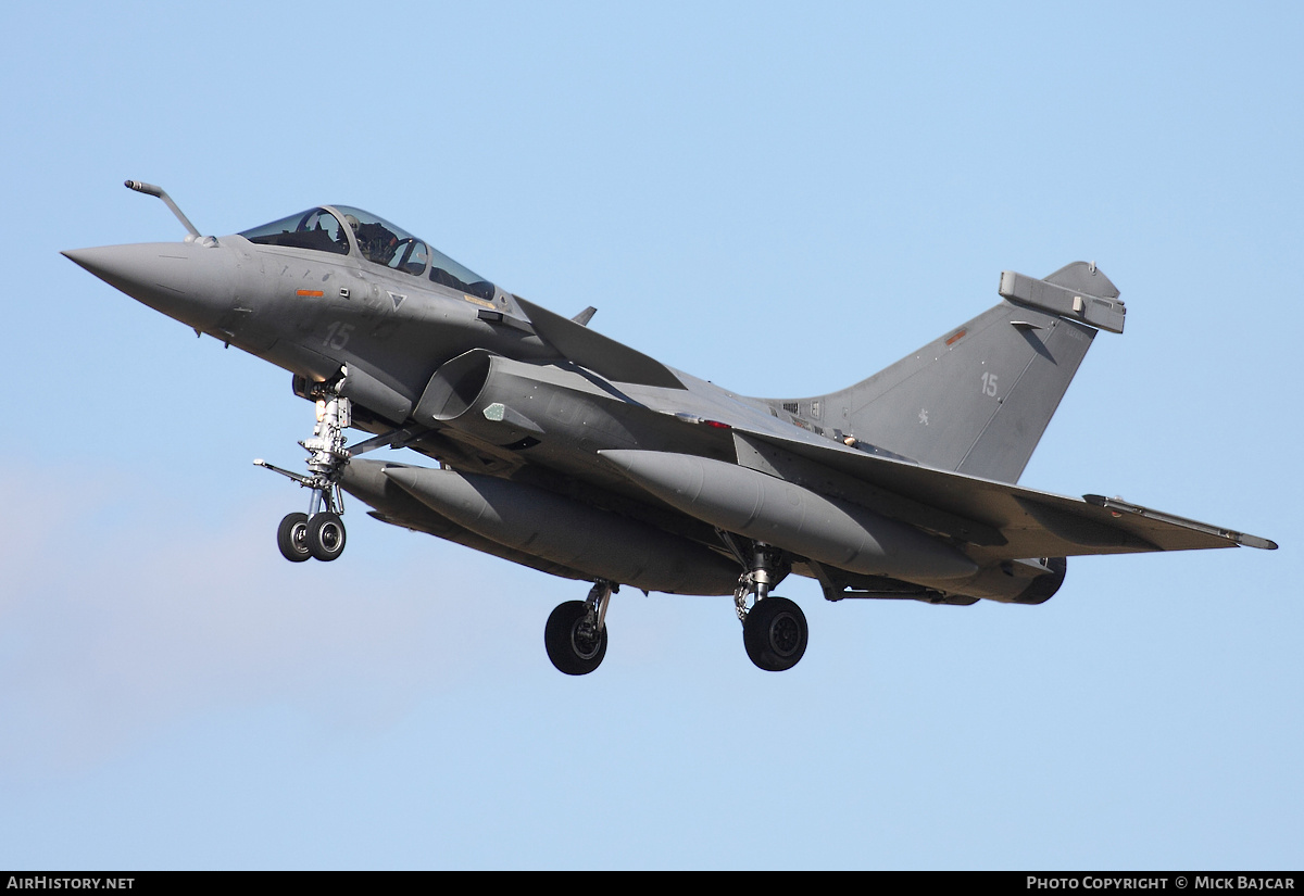 Aircraft Photo of 15 | Dassault Rafale M | France - Navy | AirHistory.net #81022