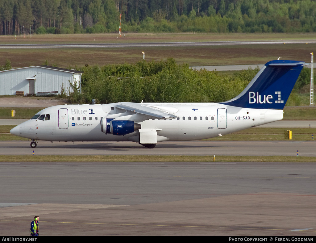 Aircraft Photo of OH-SAO | BAE Systems Avro 146-RJ85 | Blue1 | AirHistory.net #81049