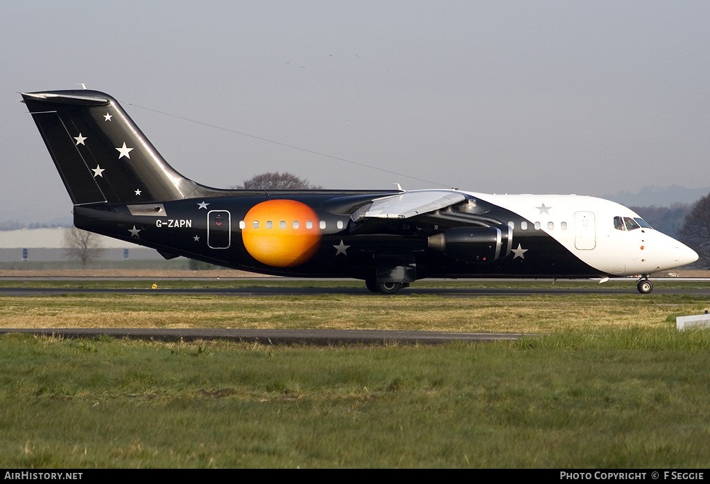 Aircraft Photo of G-ZAPN | British Aerospace BAe-146-200QC | Titan Airways | AirHistory.net #81104