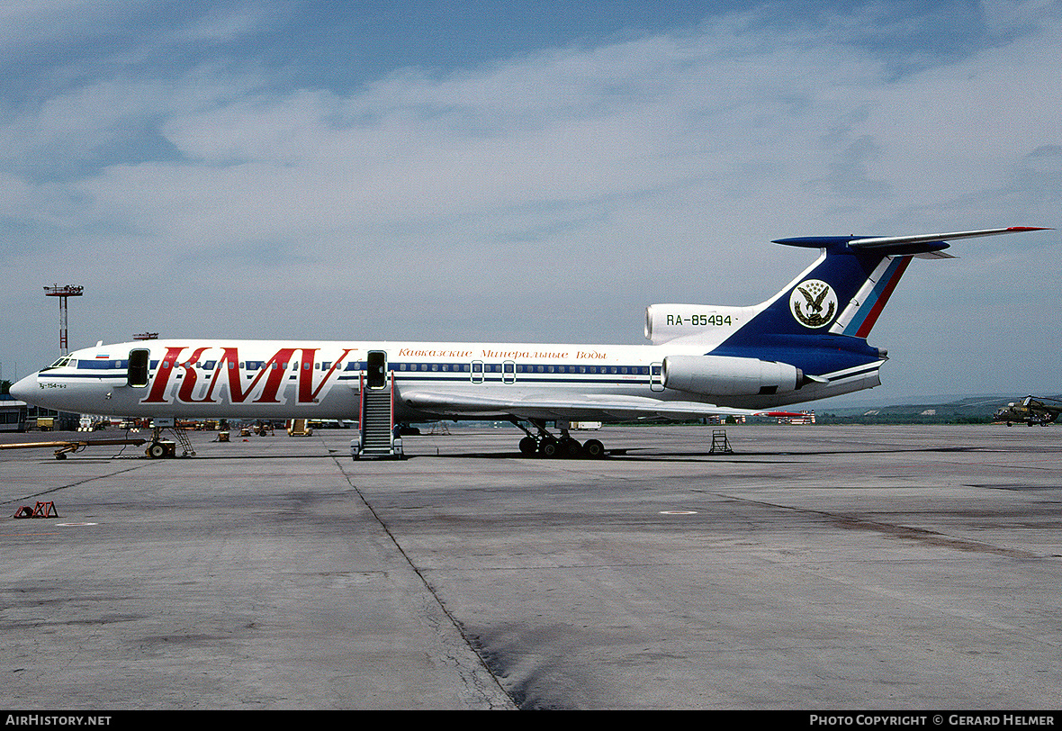 Aircraft Photo of RA-85494 | Tupolev Tu-154B-2 | KMV - Kavkazskie Mineralnye Vody | AirHistory.net #81105