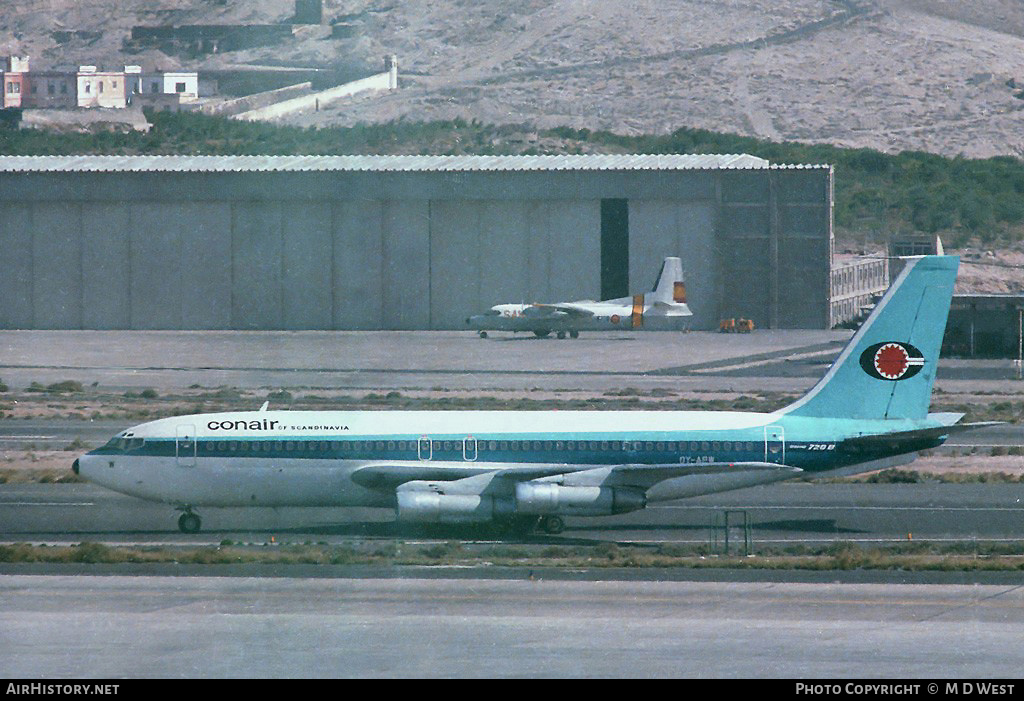 Aircraft Photo of OY-APW | Boeing 720-051B | Conair of Scandinavia | AirHistory.net #81114