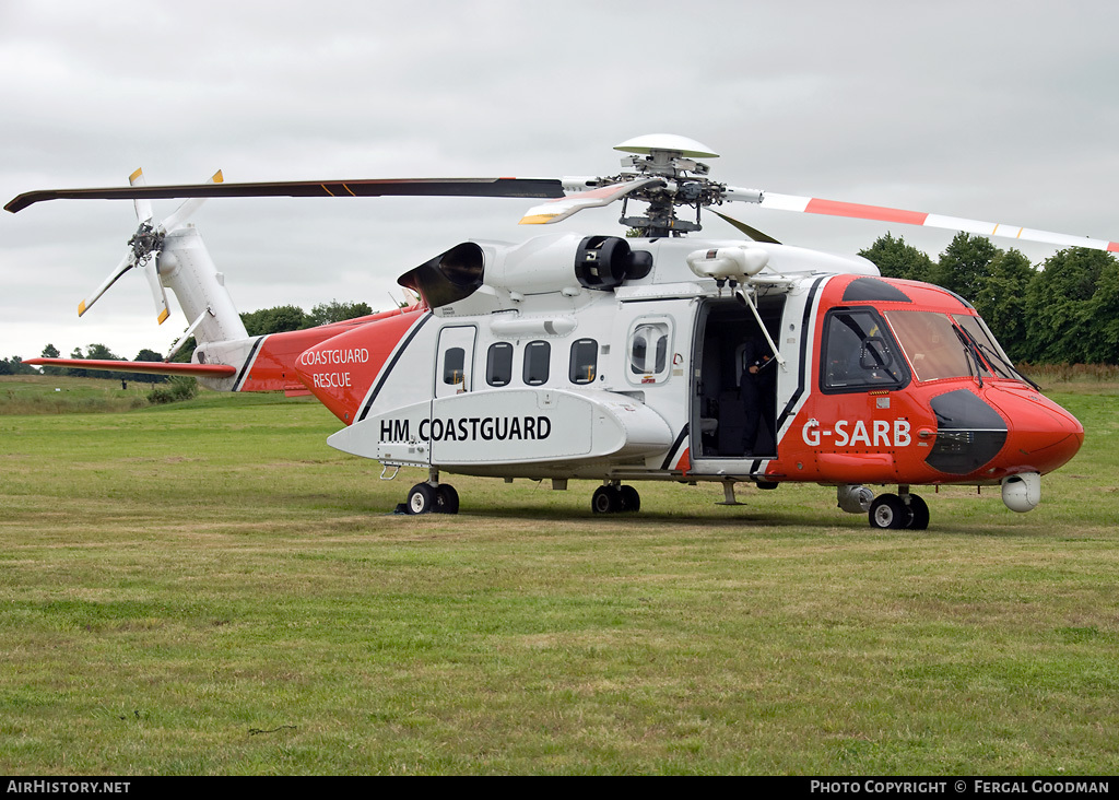 Aircraft Photo of G-SARB | Sikorsky S-92A | HM Coastguard | AirHistory.net #81128