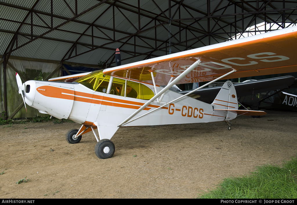 Aircraft Photo of G-CDCS | Piper PA-12 Super Cruiser | AirHistory.net #81136