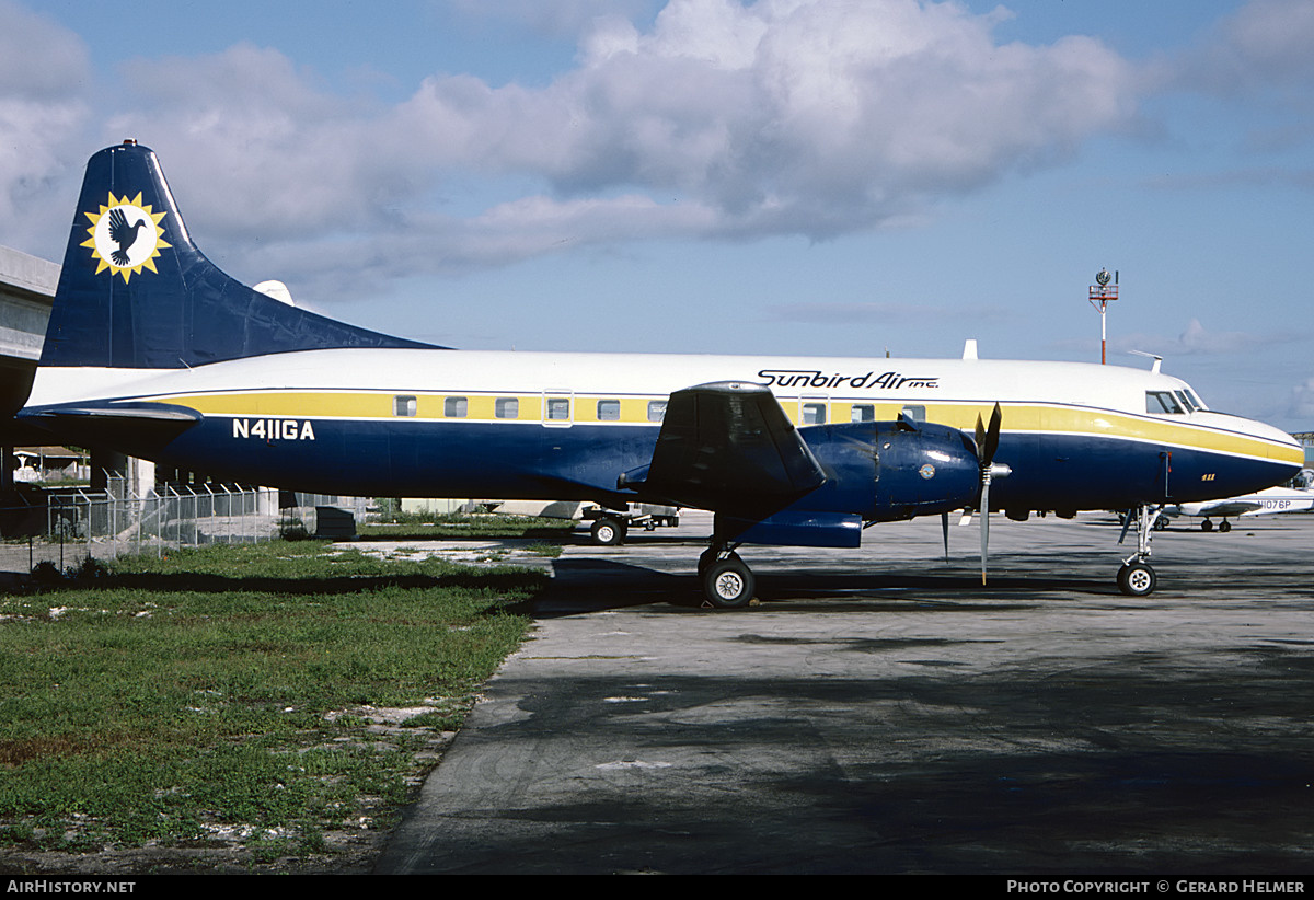 Aircraft Photo of N411GA | Convair 440-0 Metropolitan | Sunbird Air | AirHistory.net #81144
