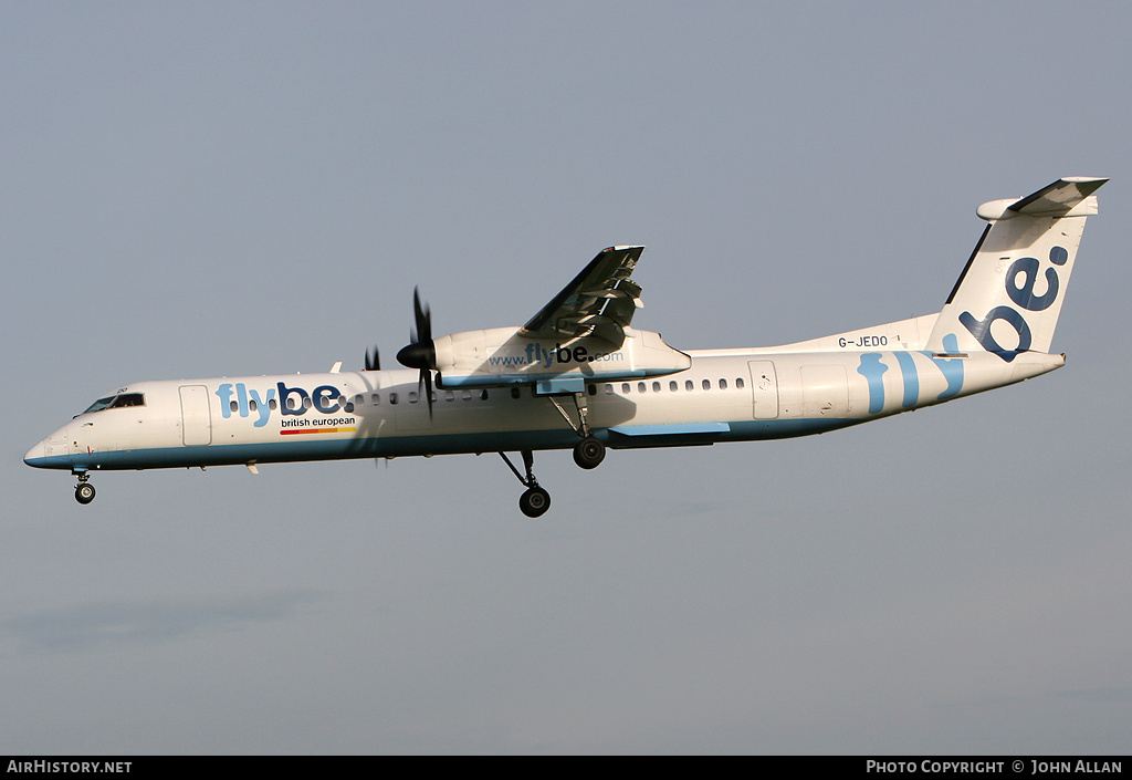 Aircraft Photo of G-JEDO | Bombardier DHC-8-402 Dash 8 | Flybe - British European | AirHistory.net #81145