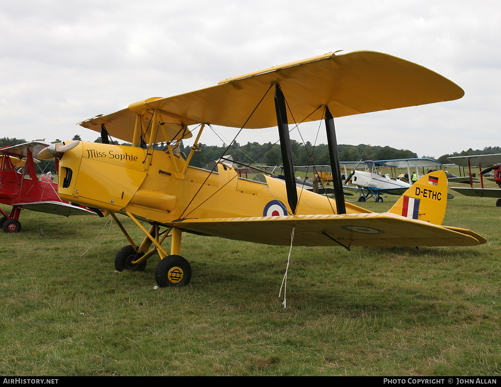 Aircraft Photo of D-ETHC / N6740 | De Havilland D.H. 82A Tiger Moth II | UK - Air Force | AirHistory.net #81146