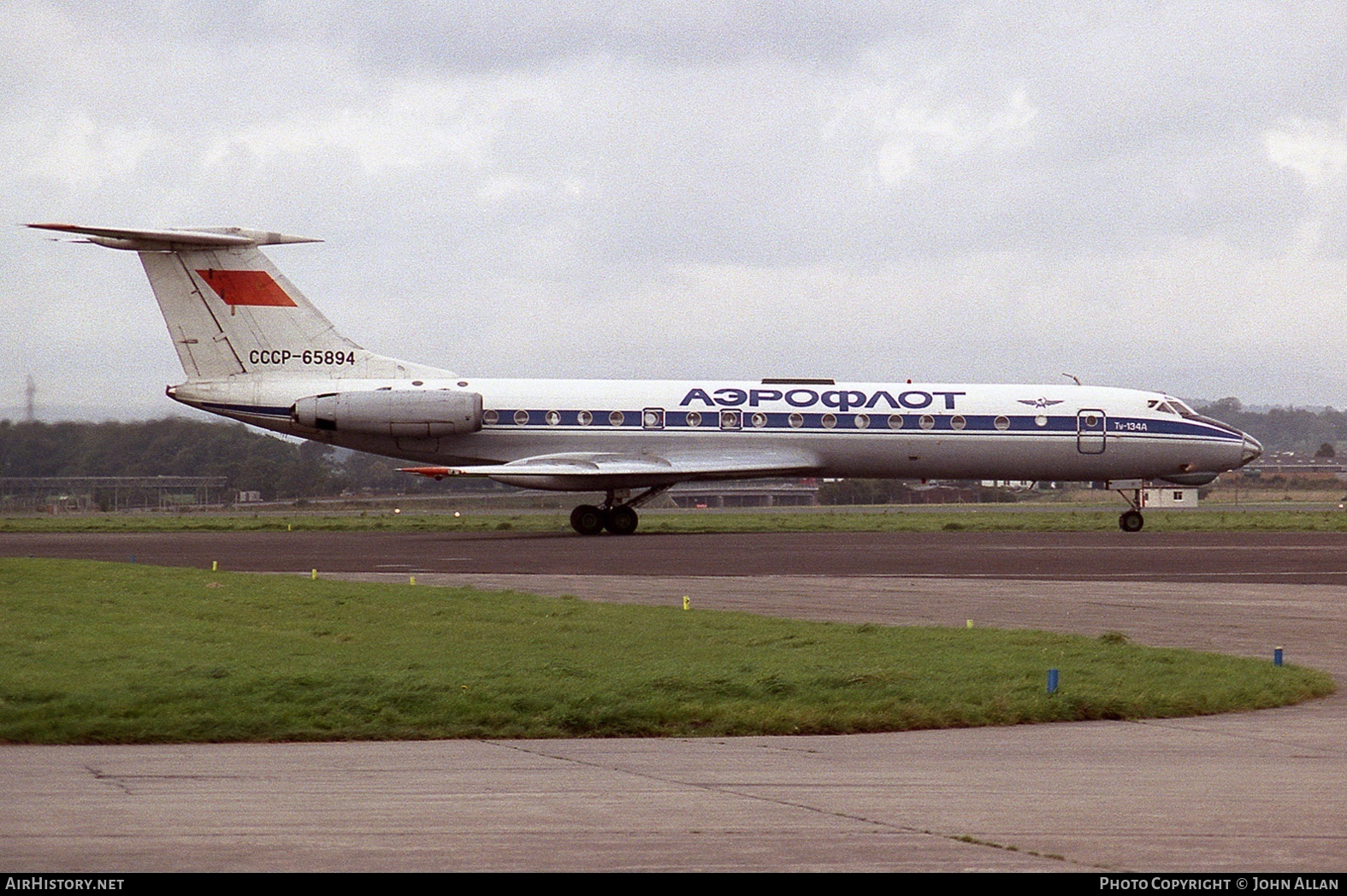 Aircraft Photo of CCCP-65894 | Tupolev Tu-134A | Aeroflot | AirHistory.net #81150