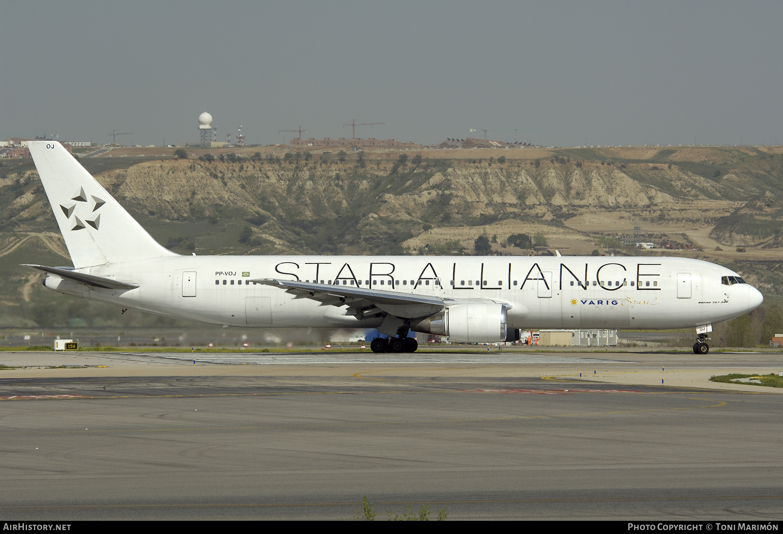 Aircraft Photo of PP-VOJ | Boeing 767-341/ER | Varig | AirHistory.net #81155