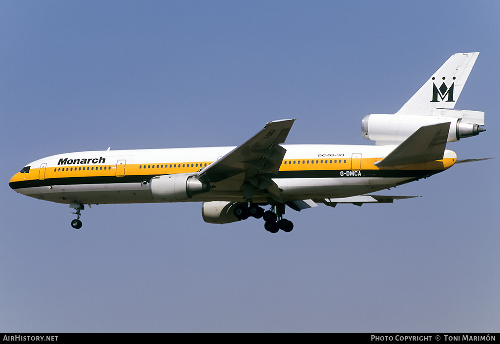 Aircraft Photo of G-DMCA | McDonnell Douglas DC-10-30 | Monarch Airlines | AirHistory.net #81162