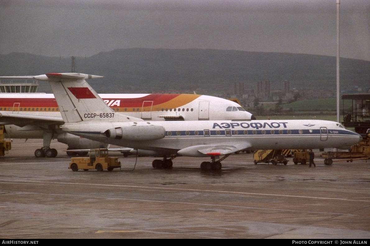Aircraft Photo of CCCP-65837 | Tupolev Tu-134A | Aeroflot | AirHistory.net #81165