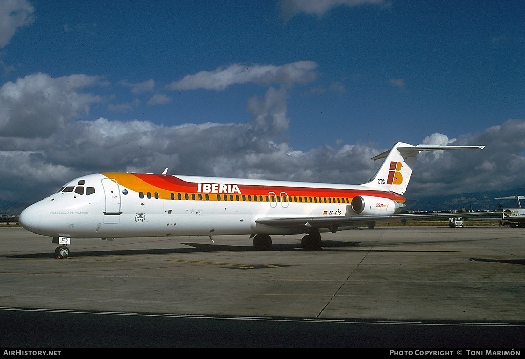 Aircraft Photo of EC-CTS | McDonnell Douglas DC-9-34CF | Iberia | AirHistory.net #81170