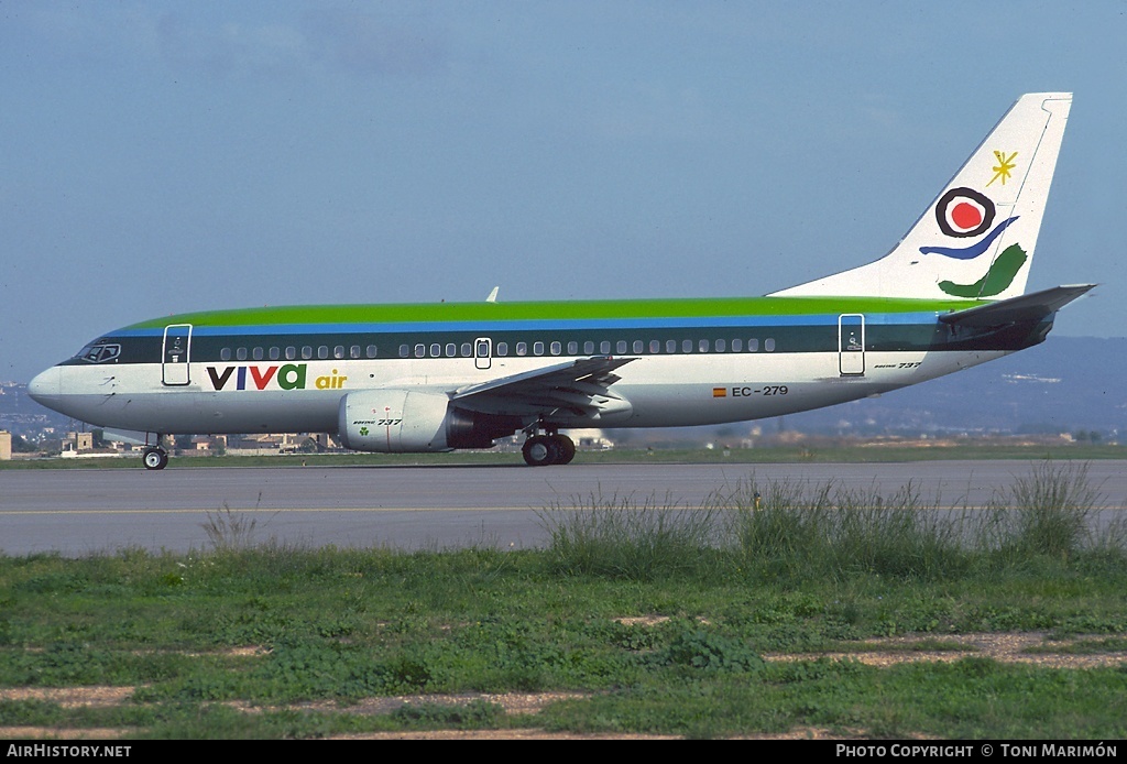 Aircraft Photo of EC-279 | Boeing 737-348 | Viva Air | AirHistory.net #81180