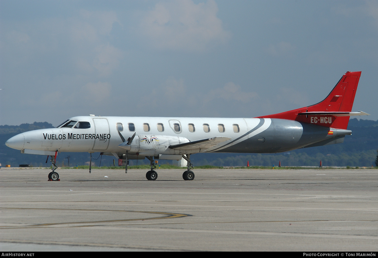 Aircraft Photo of EC-HCU | Fairchild Swearingen SA-226TC Metro II | Vuelos Mediterráneo | AirHistory.net #81182