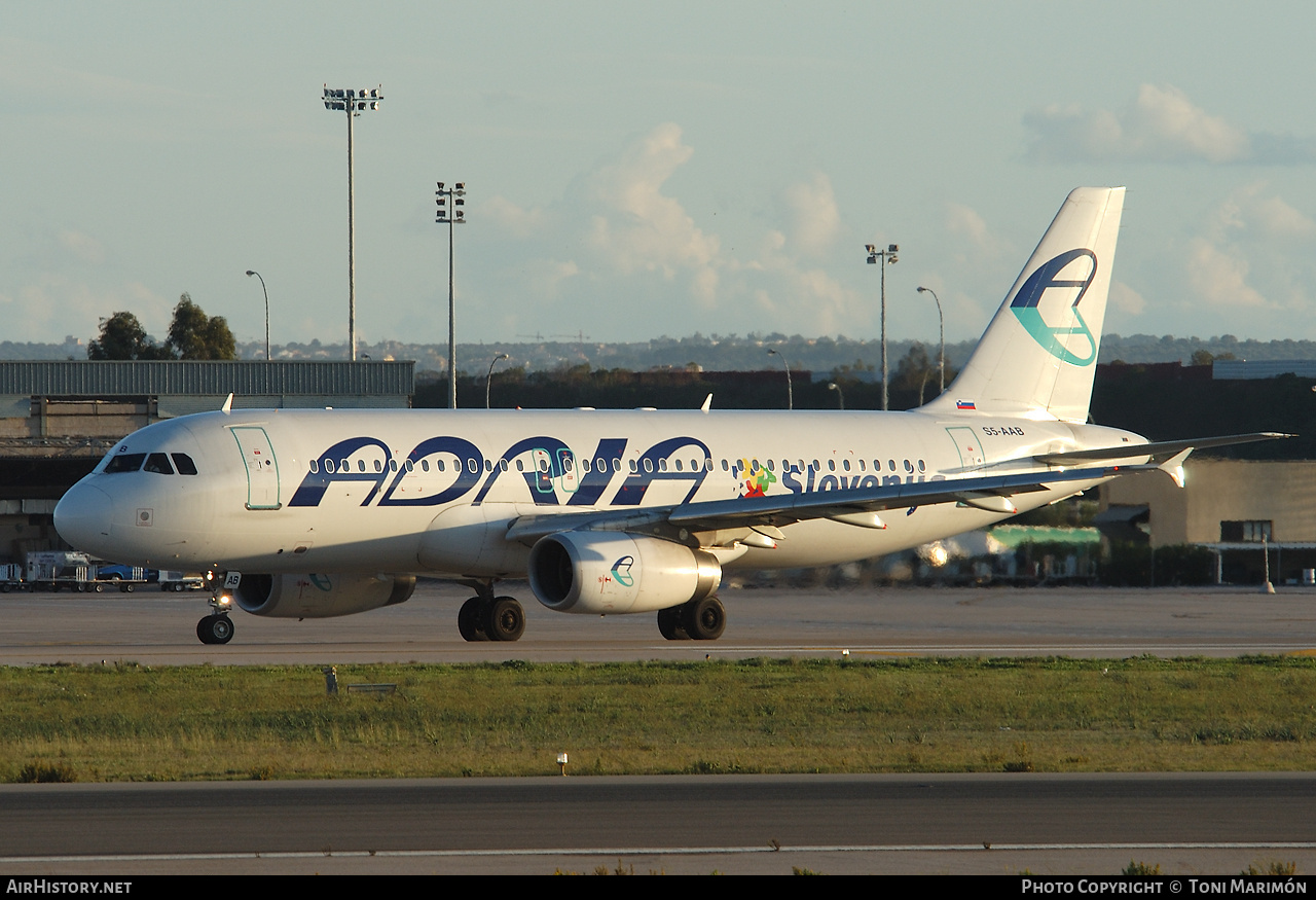 Aircraft Photo of S5-AAB | Airbus A320-231 | Adria Airways | AirHistory.net #81199